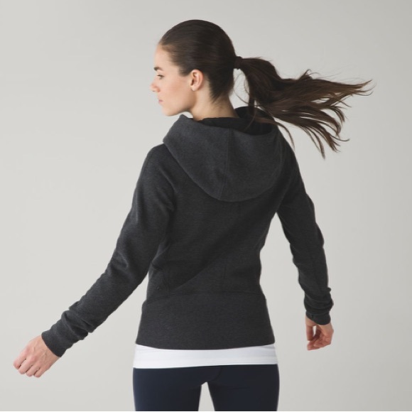 Lululemon Under Wraps Pullover
Heathered Black size 6 hoodie sweatshirt - Picture 2 of 15